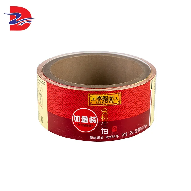 Частная торговая марка, термоусадочные рукава для томатного соуса с логотипом на заказ, пустые пластиковые этикетки