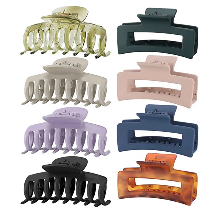 Многофункциональные аксессуары для волос, заколки-крабы, оптовая продажа, большие заколки-крабы с отверстиями для женщин