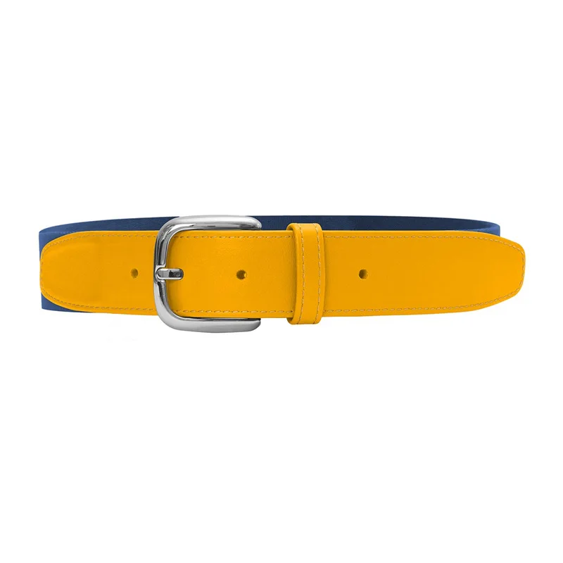 wholesale logo custom training sports elastic adjustable youth adult adjustable elastic stretchy softball belt baseball belts