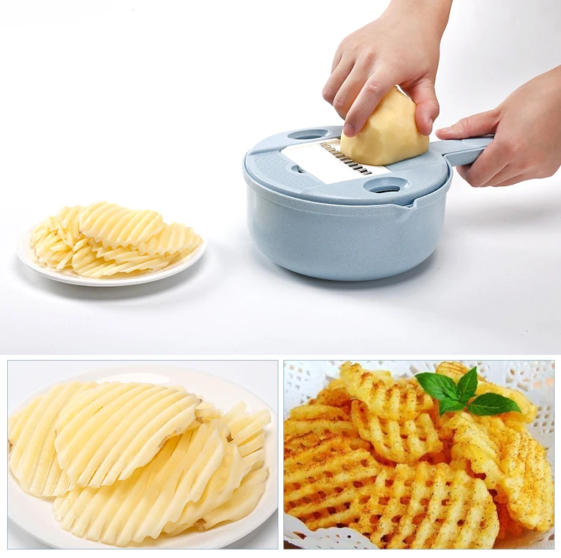 amazon hot new kitchen accessories gadget gadgets tool 2019 wheat straw multifunction vegetable cutter machine for home use