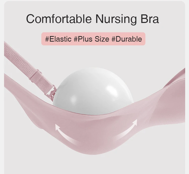 Leak Proof Open Cup Sexy Adult Hands Free Breast Pump Feeding Push Up Seamless Maternity & Nursing Bra