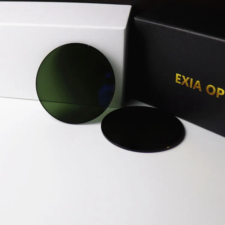 EXIA Lens E23C Resin Sunglasses Lenses Green SHMC UV400 Anti-Reflective Base Curve 0.5