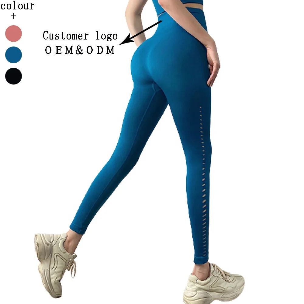
Women Push Up Pants Hollow Out Sexy Leggings Gym Solid High Waist Slim Plasticity Butt Lift Fitness Leggings 