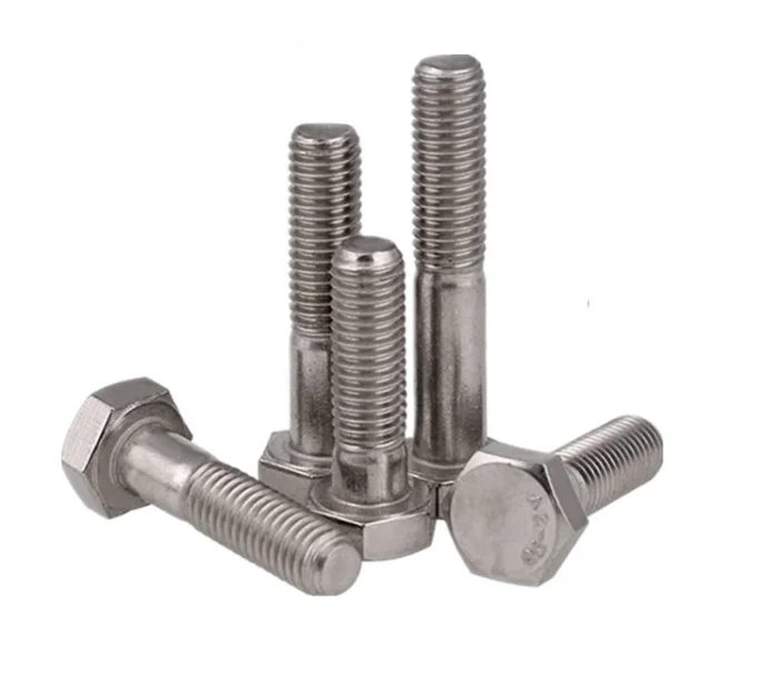 Factory Supplier Fasteners DIN933/931 Hex bolt m6-m52 with Carbon steel / stainless steel bolt and nut