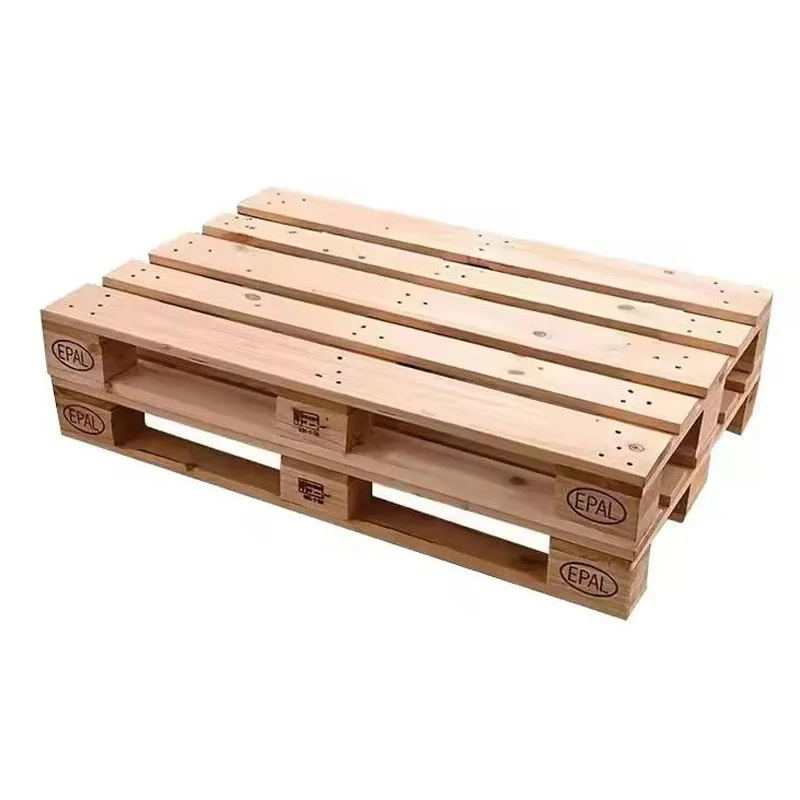 Factory Wholesale Cheap Single Face 4 Way Entry Wood Pallets Cheap European standard EPAL fumigated wooden pallet