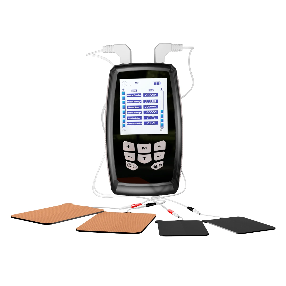 Медицинский электрод десятки тысяч защелками машина вибрации фитнес массажер устройство для позвоночника и поясницы с подогревом плоский животик массаж