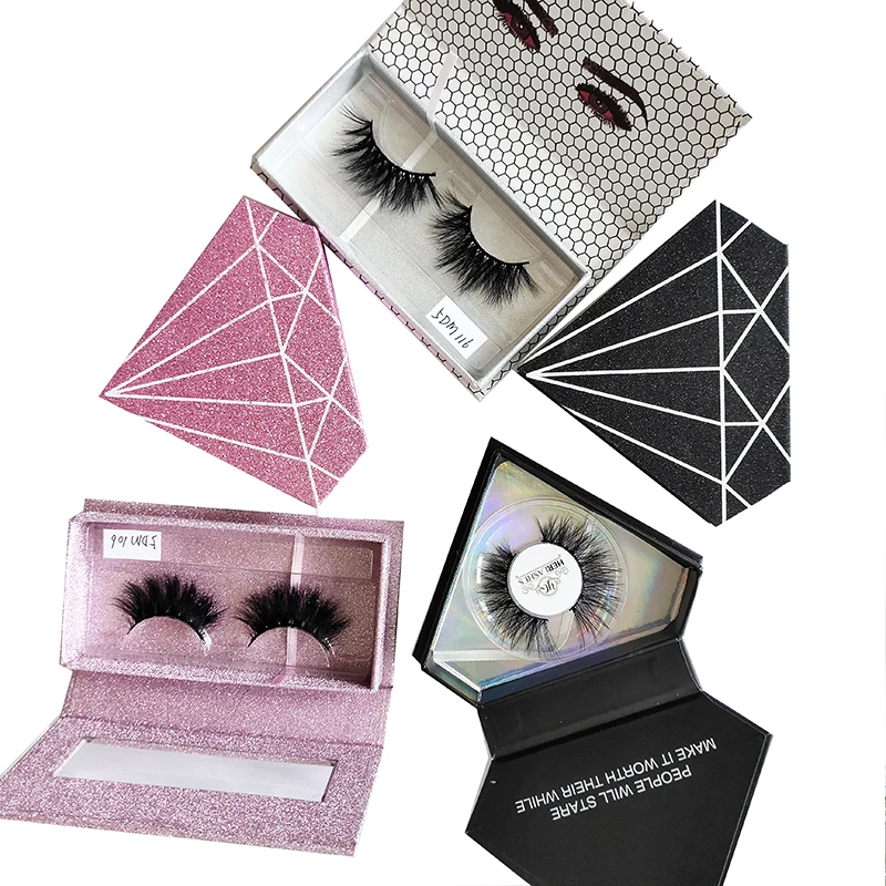 100% 3d 25mm 30mm Real Mink Fur Lashes Wholesale Natural Mink Eyelashes Full Strip Lashes
