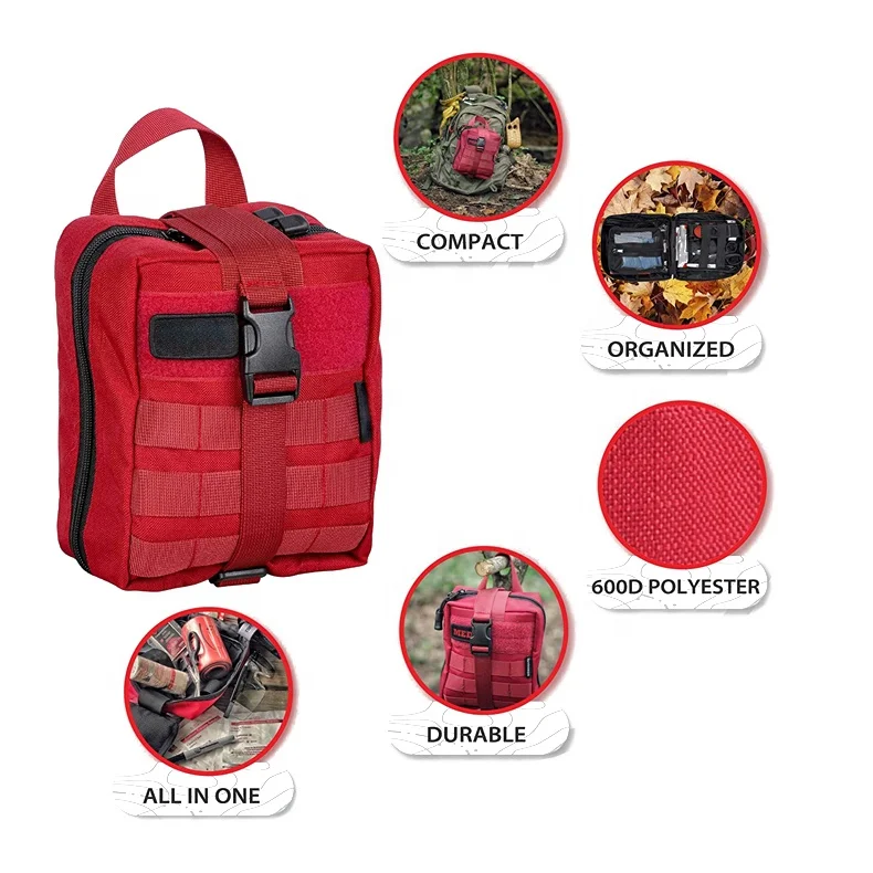 Outdoor survival emergency Utility Pouch Custom first aid kit bag