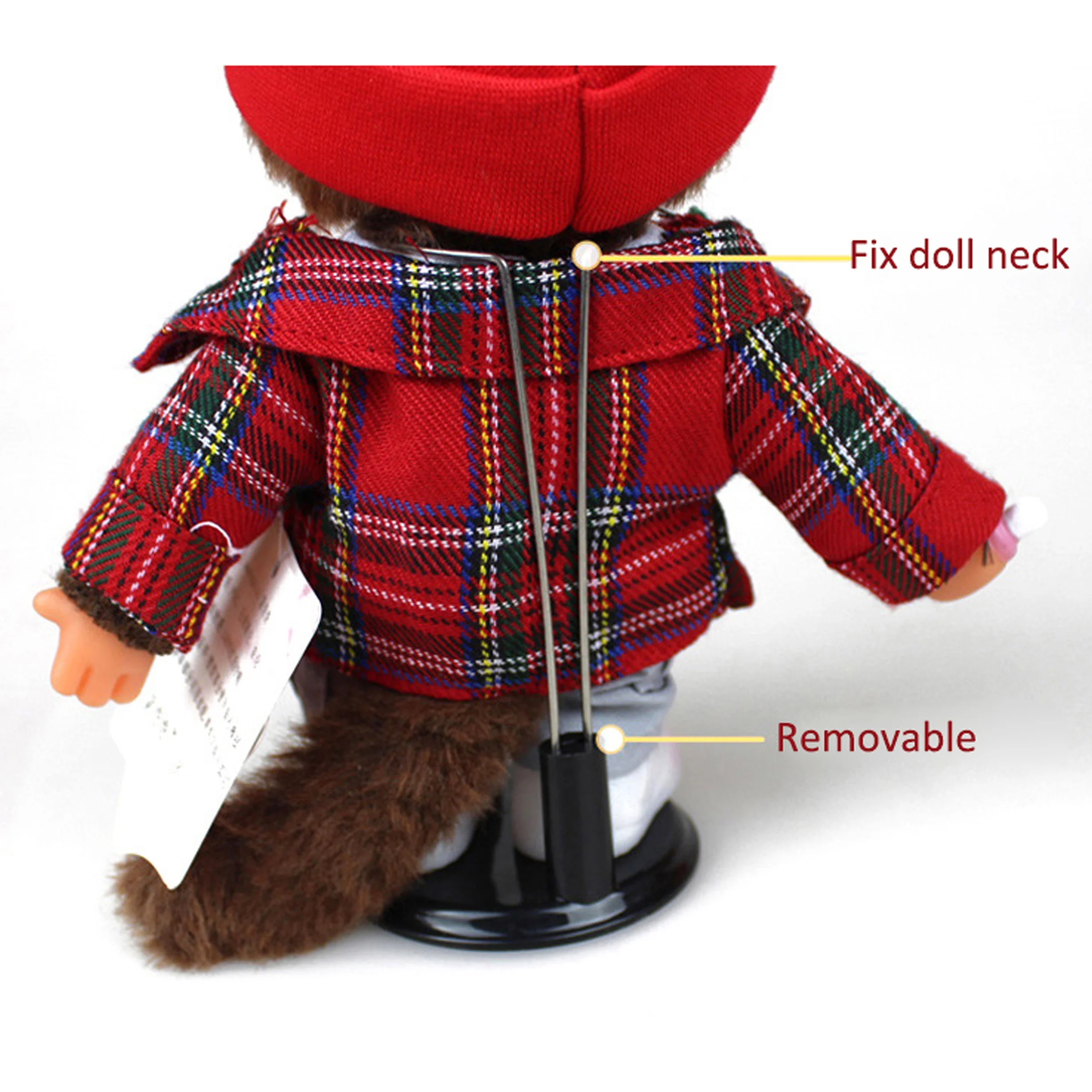 45cm Stand Doll Accessories Car Fix Stand Plastic Doll Display Stand