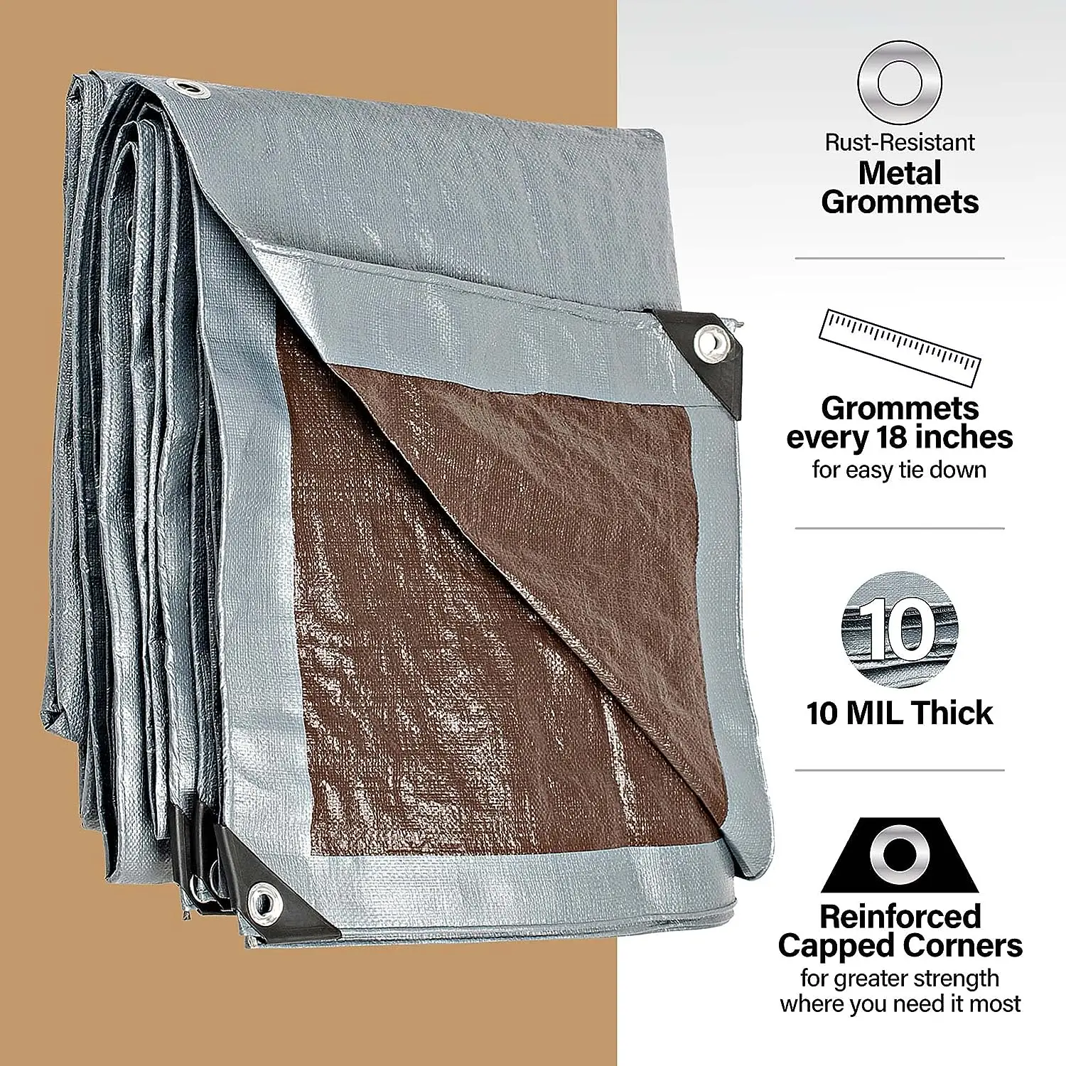hot sell cheap price high quality black silver color rainproof waterproof PE Tarpaulin sheet