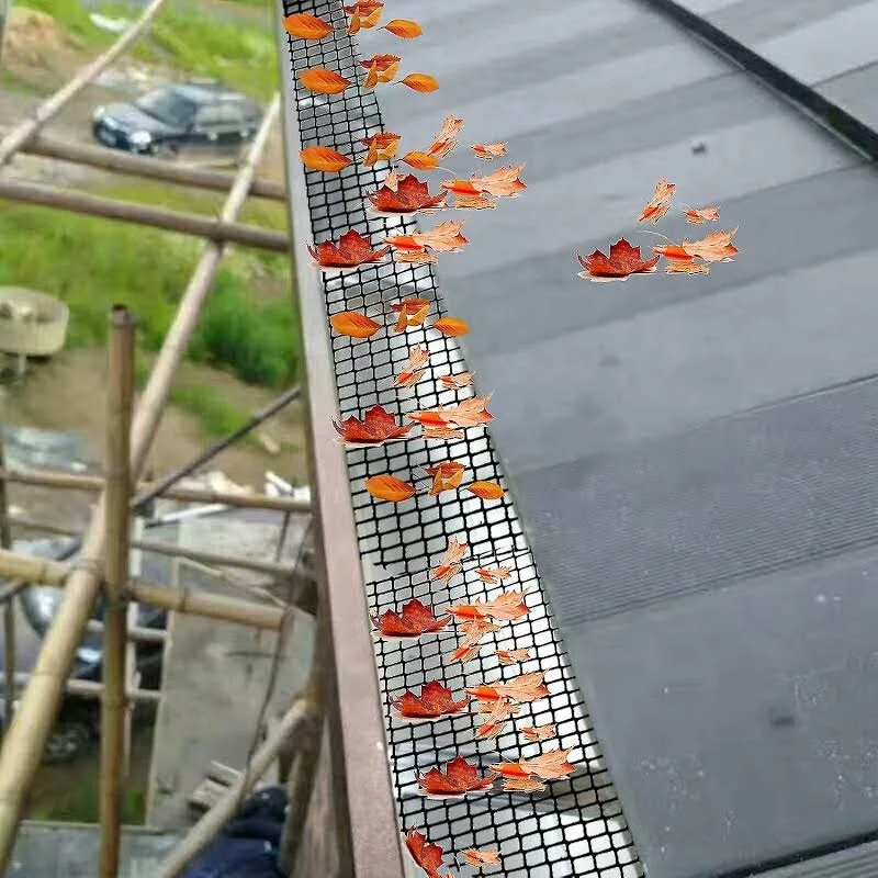 Aluminium wire mesh for gutter filter