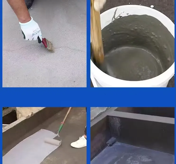 High Quality Polymer Modified Cement Roof Waterproof Coating
