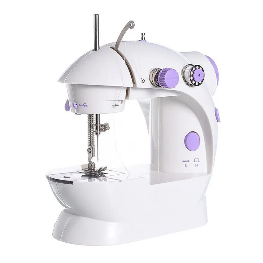 Factory Supply 202 Mini Sewing Machine For Cloth Multifunctional Overlock Sewing Machine Household