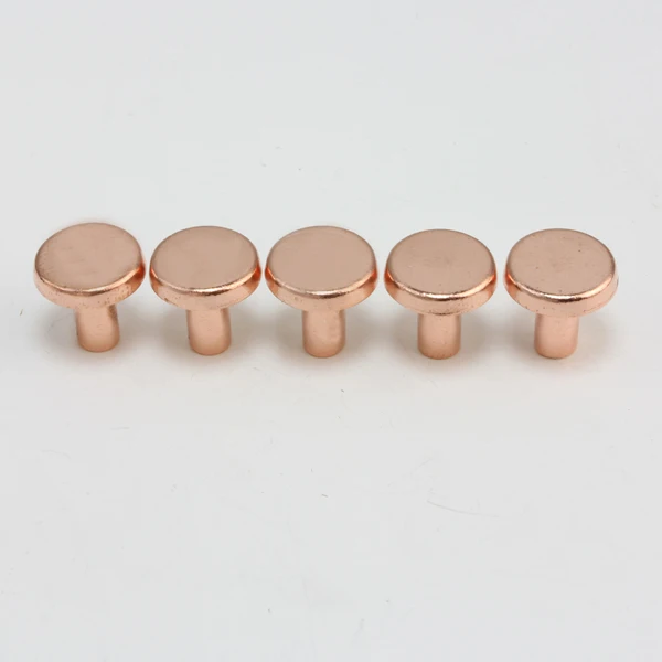 Полутрубчатые электрические латунные медные контактные заклепки соответствуют стандартам ISO