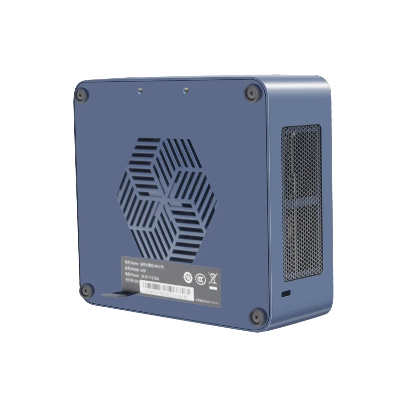 Low Power compact fanless design small Micro Host box AMD Processor USB SSD DDR4 WIFI Desktop Barebone Computer case Mini PC