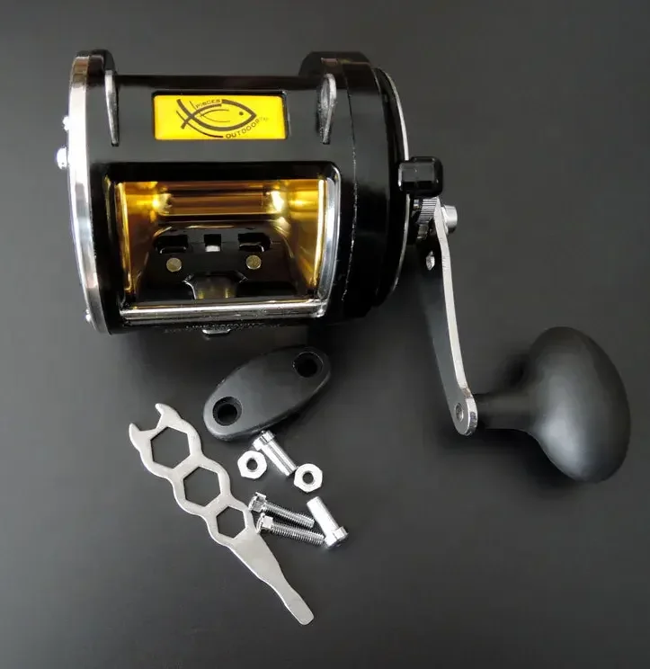 ZHUO RUN Factory Big Game 8bb 12000 3.4: 1 Gear Ratio 25kg Max Drag Saltwater Tuna Ocean Reel Drum Reel Fishing Trolling Reel