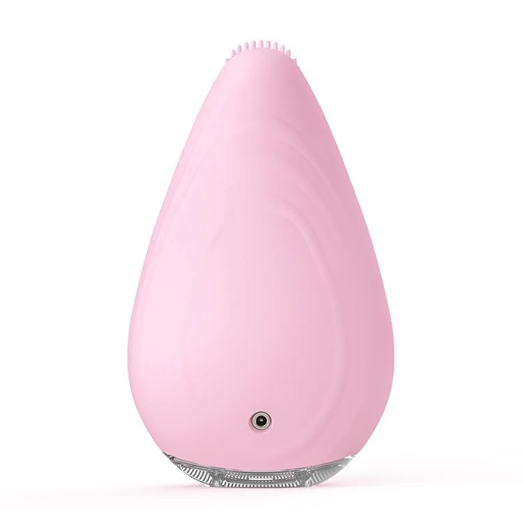 7 Colors Stock Silicone Facial Cleansing Brush Vibrating Face Brush Facial Cleansing Brush for Washing Face