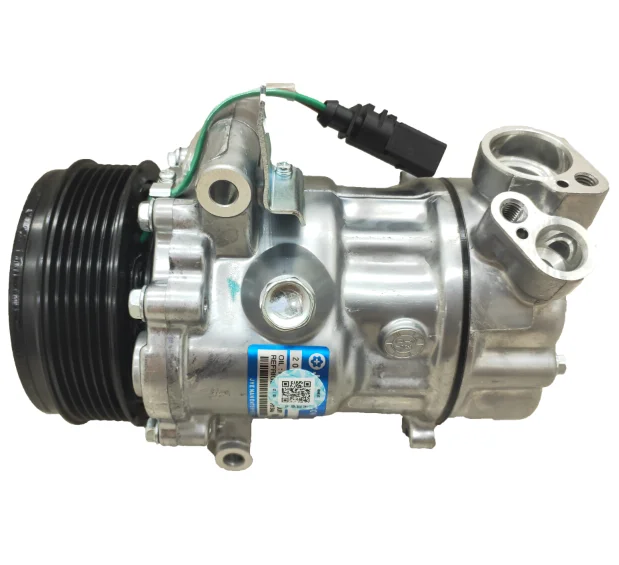 A1303 Auto air compressor for VW New Jetta Santana POLP 1.4 1.6auto ac compressor 6HV12 6RD820803B