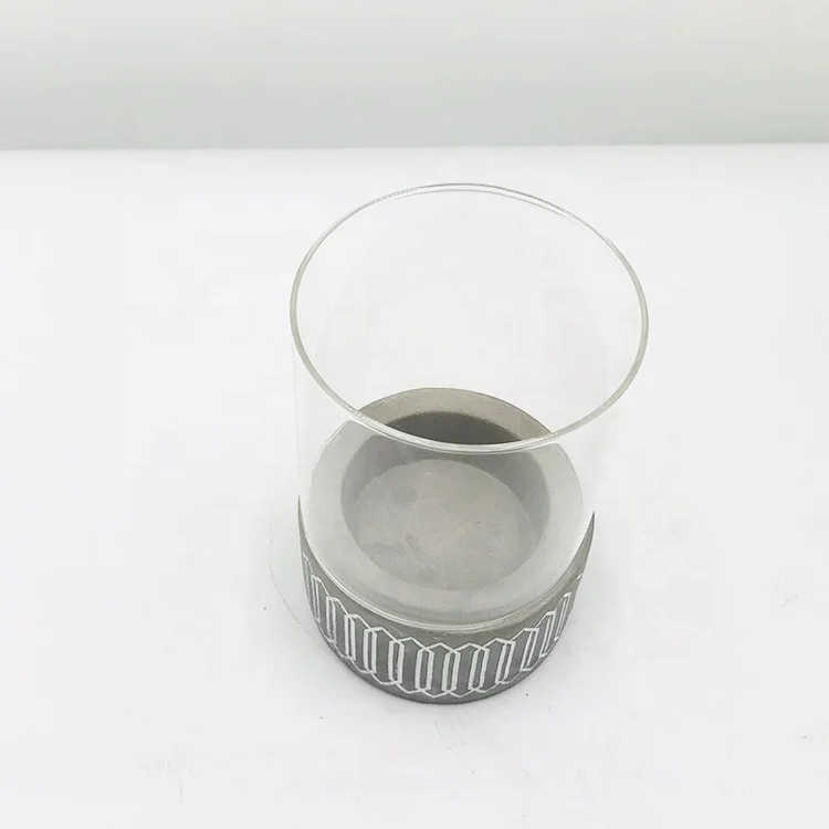 Factory Wholesale Home Decoration Candle Holder Stand Pure Wick Parraffin Scented Concrete Candle Jar