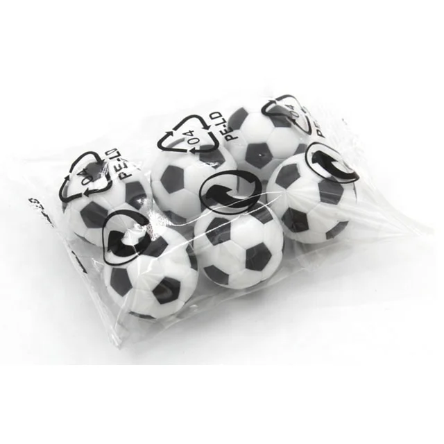 32mm Black and White Mini Table Soccer Balls Regulation Size Foosball For Soccer Table Accessory