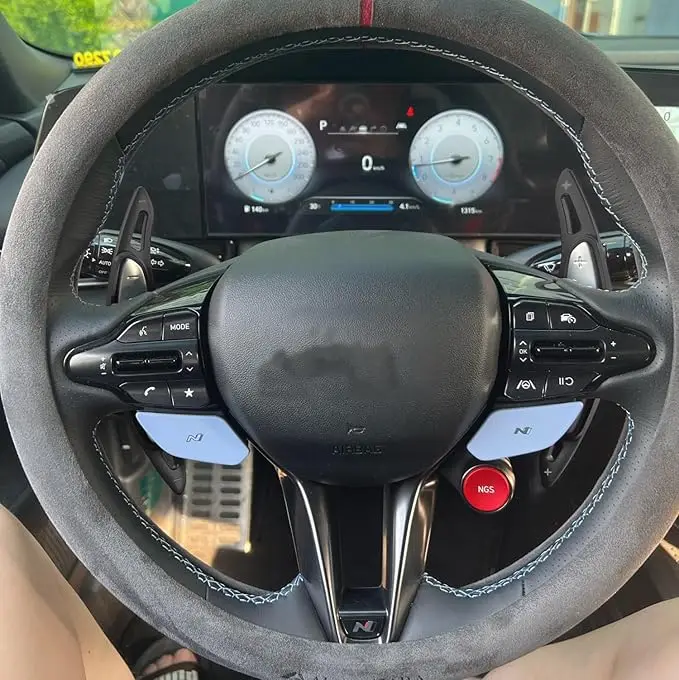 Hyundai Elantra GT N Kona Veloster автозапчасти из алюминиевого сплава рулевое колесо переключения передач аксессуары для интерьера