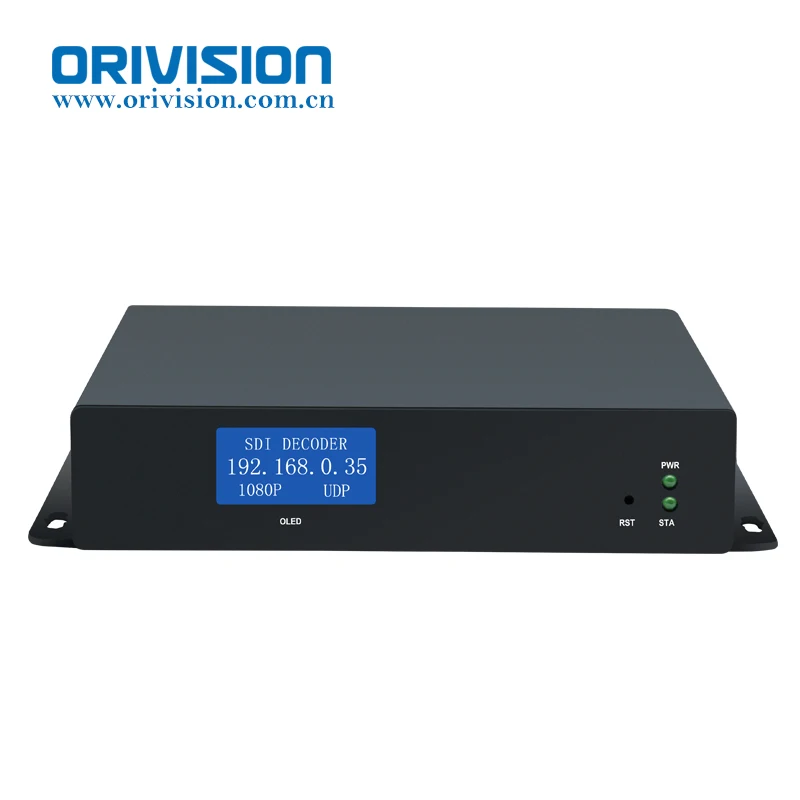 H.265/HEVC IP SRT RTMP RTSP to SDI Decoder IPTV 1080P Video Audio IP Decoder