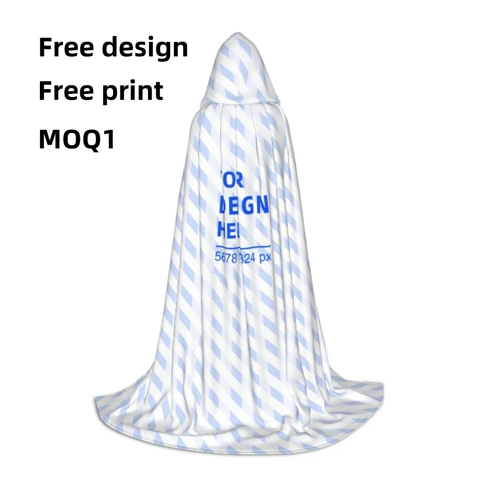 2024 Custom Halloween Witch Wizard Scary Movie Clown Adult Men Kids Children Clothes Cosplay Party Girls Boys Cape Costume