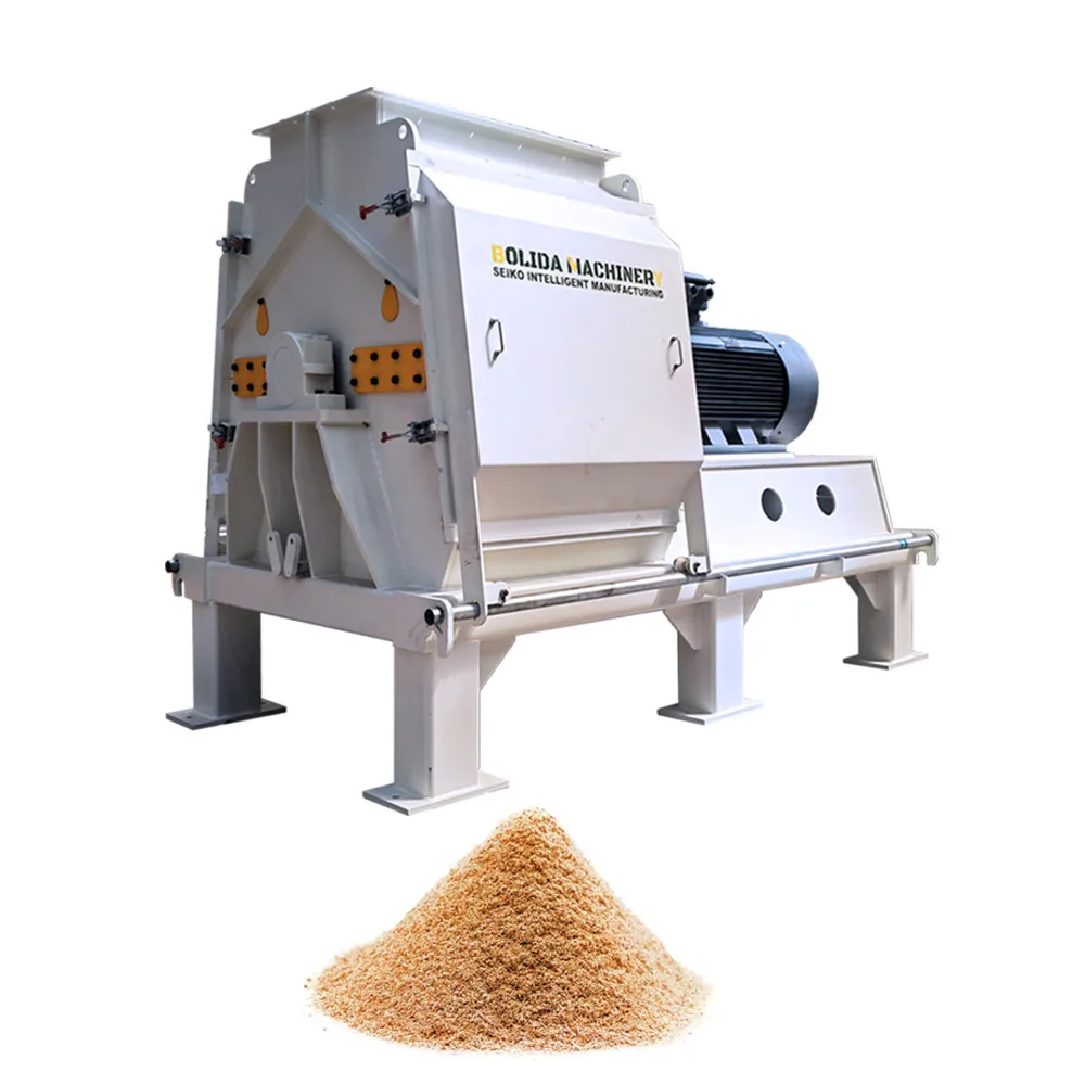 New innovation CE certificate long service life 5t hammer mill shredder grinding sawdust machinery in biomass pellet solutions