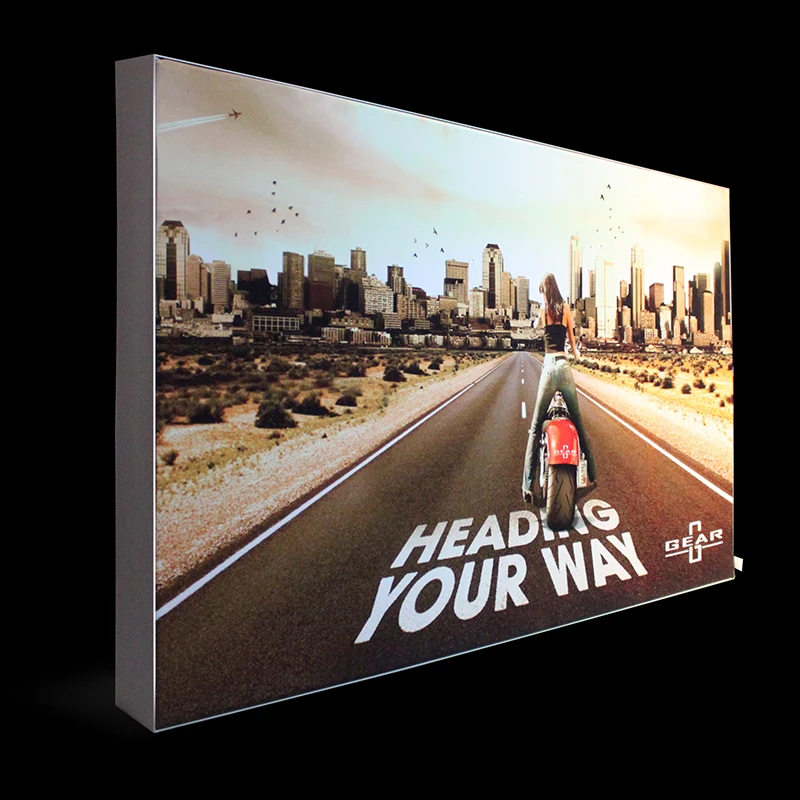 Seg Aluminum Profile Frame Trade Show Advertising Fabric Frameless Led Backlit Light Box