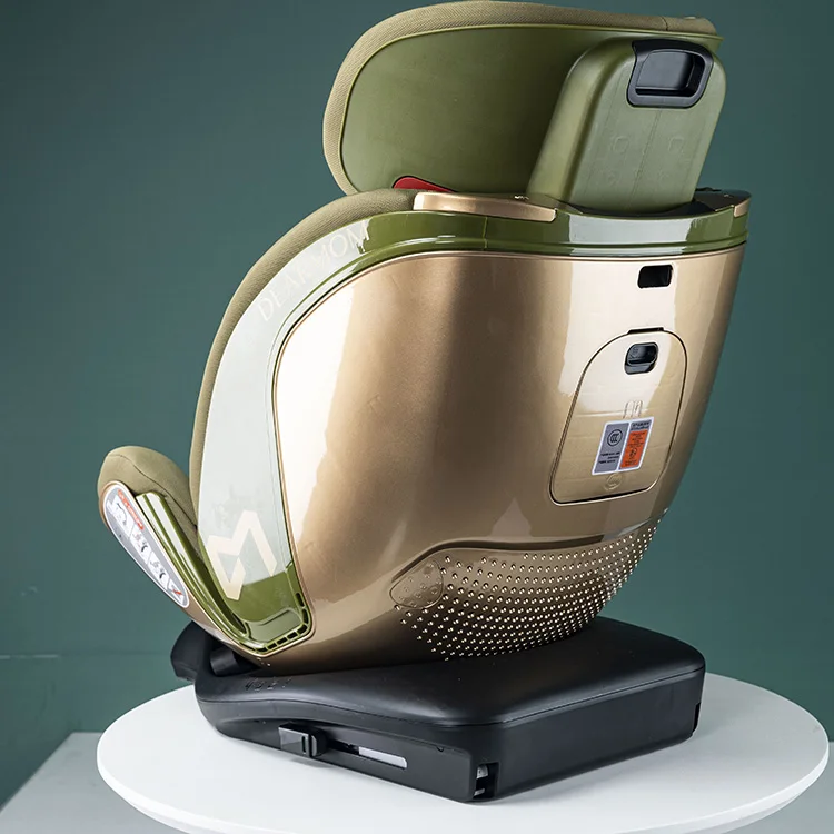 One-hand two-way 360-degree sitting direction newborn baby booster custom safety kids car seat with isofix for 0-12 years old