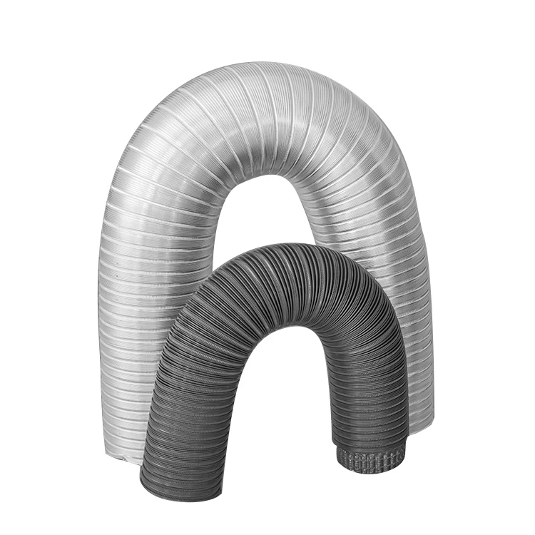 Aluminum Flexible air duct Air conditioner ventilation 8 inch semi rigid aluminum hvac flexible air duct