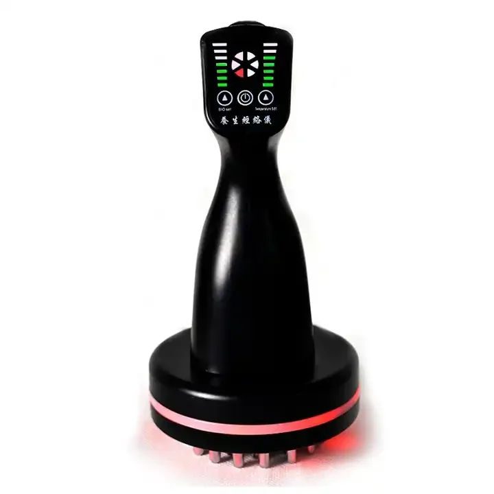 Vibration Shaping Muscle and Meridian Brush, Far Infrared Massage Device, Heat Application Shaping Biological Electric Comb
