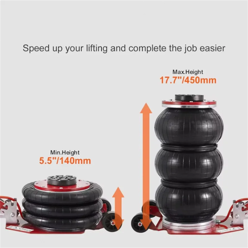 Hot Selling Car Repair Tools Folding Handle Style Airbag Jack Car Repair Lifting Tool Pneumatic Air Jack