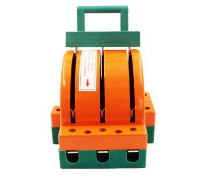 Fire proof changeover knife switch AC/DC