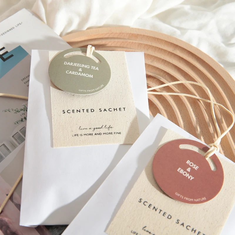 Long-Lasting Scented Car Air Freshener Custom Sachets Bag Wardrobe Deodorizer Hanging Sachets