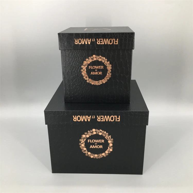 Картонная коробка упаковочная квадратная для упаковки I Love You Flower Box