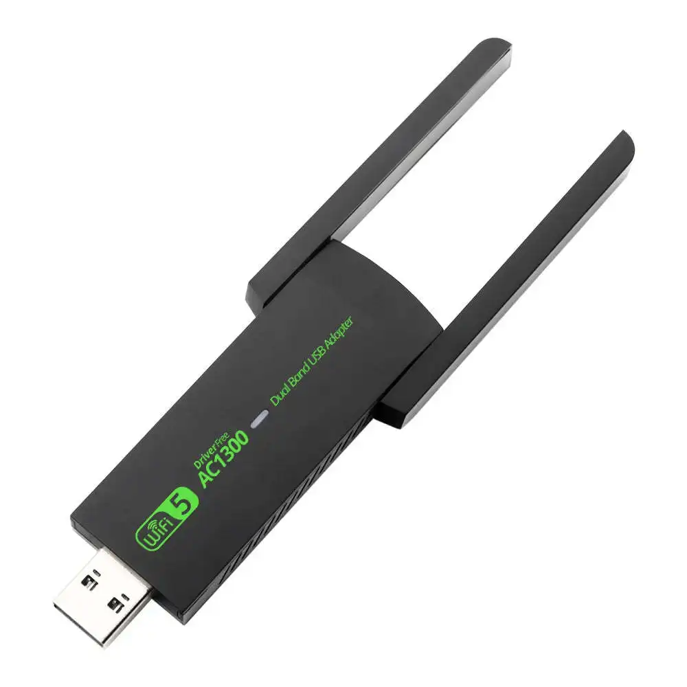 RTL8812 беспроводная сетевая карта 1300 Мбит/с Wi-Fi Ethernet Бесплатный драйвер 802.11ac/b/g/n Usb WiFi Dongle