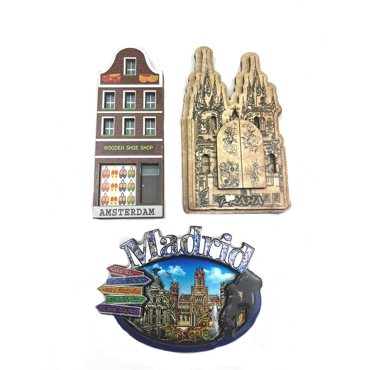 Holland   wooden fridge magnet custom manufacturer  photo frame  tourist souvenir making machine  paper sticker  fridge magnet