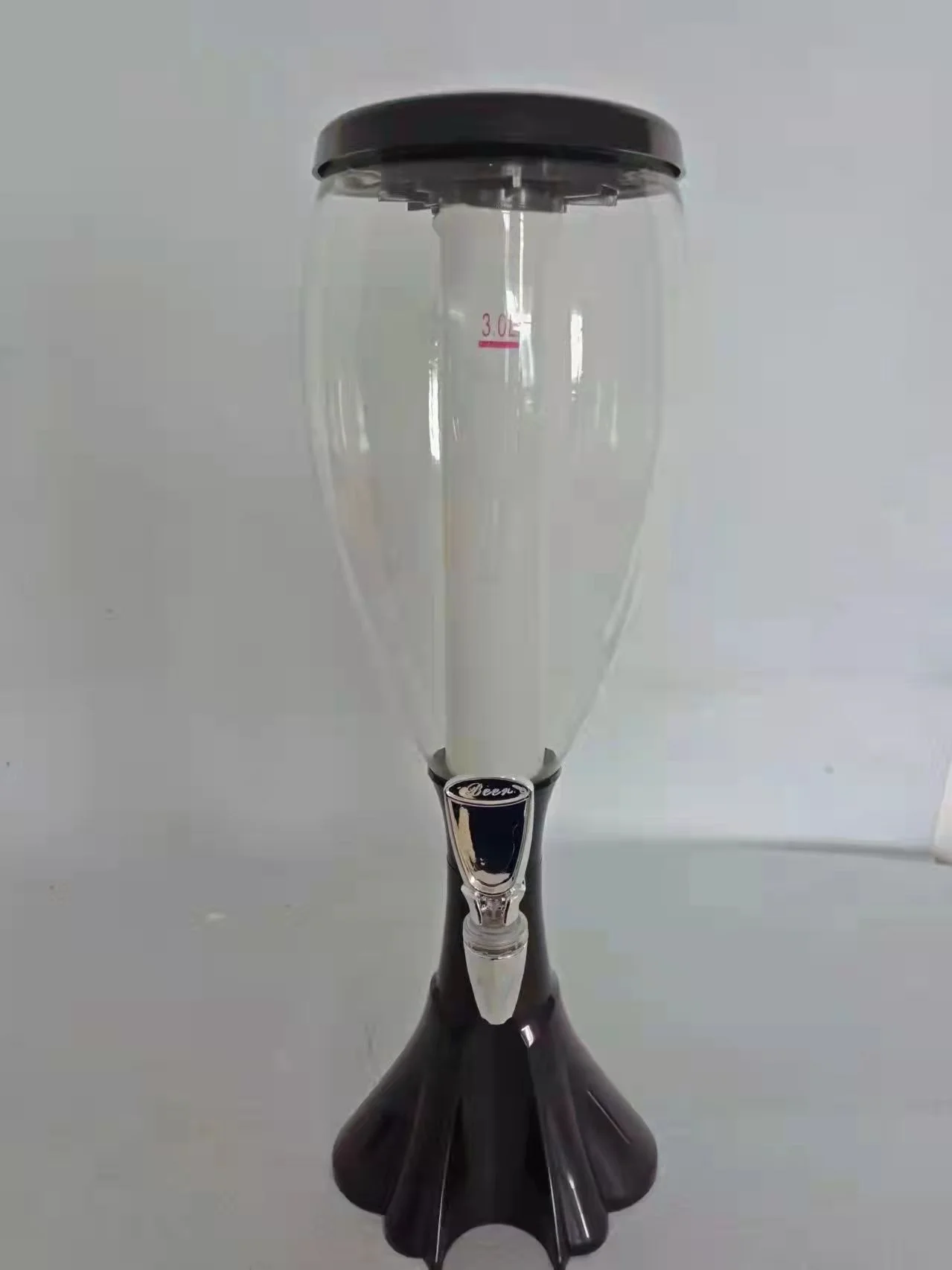 Beer Tower Beer Dispenser Buffet Beverage Dispenser Wholesale Popular 3L Black Yellow Green Orange Packing Balance Plastic Hotel