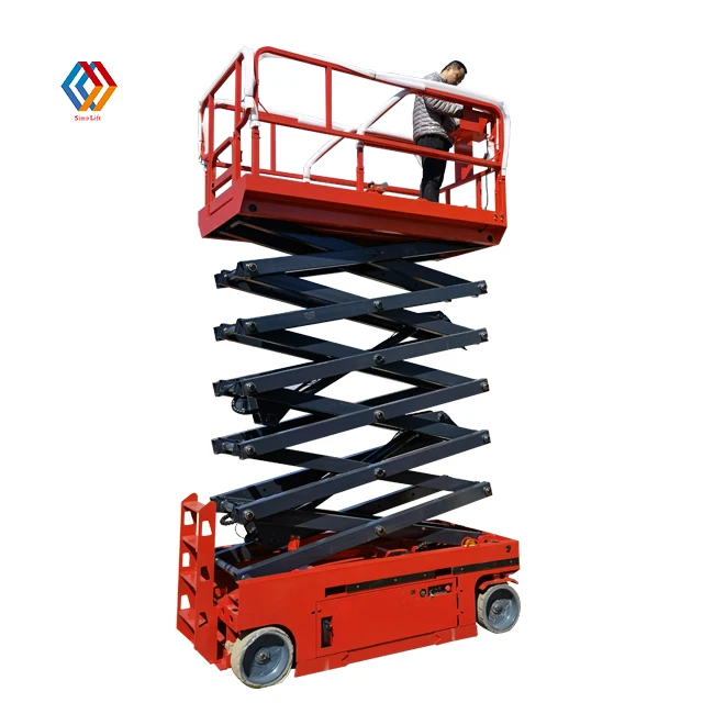 Chinese Brand 4M-18M 500KG Movable Electric Scissor Lift Tables Man lift Platform Lift Price