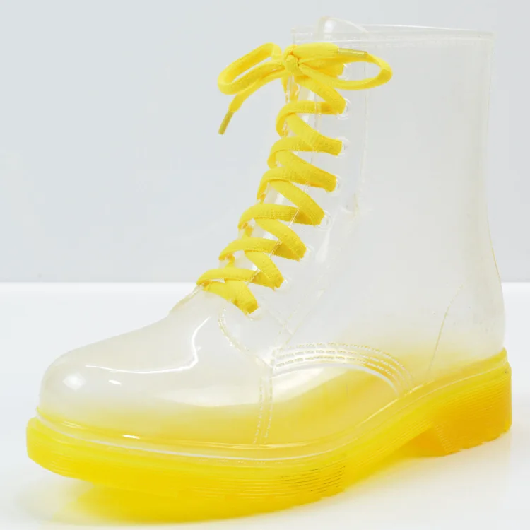 fashional lightweight pvc rain boots women