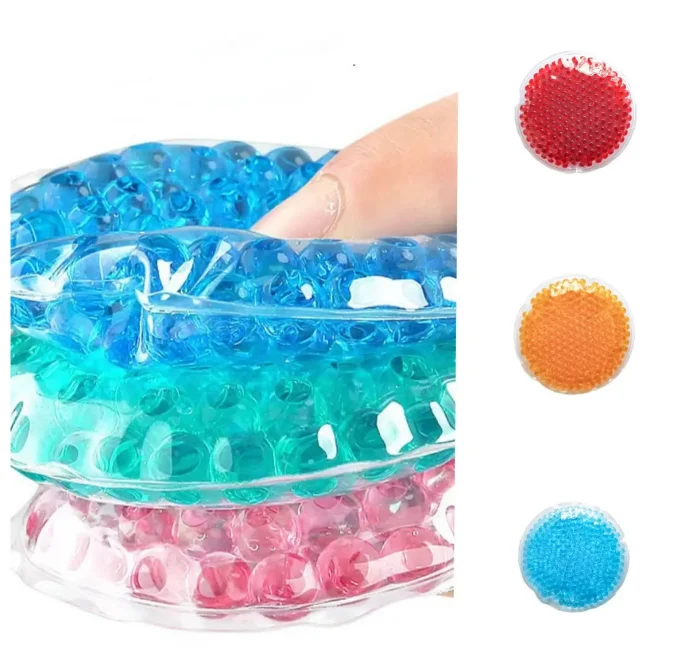 2024 New Products Gel beads ice packs custom shape physical therapy cooling heating gel balls round hot cold packs