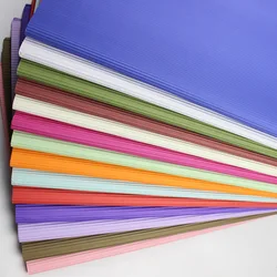 Flower packaging solid color corrugated paper new plain paper monochrome bouquet wrapping paper corrugated packaging