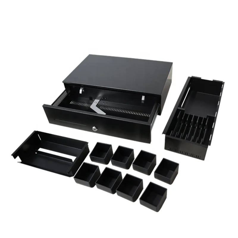 SK-500HB 8 bills 8 coins POS system Money Box Metal stability money cash drawer pos