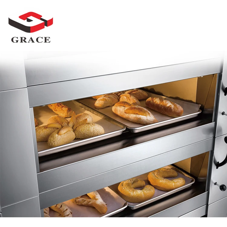 Хит продаж 2021 роскошная конвекционная печь Grace в европейском стиле 2 стола 4 лотка электрическая для хлебобулочных