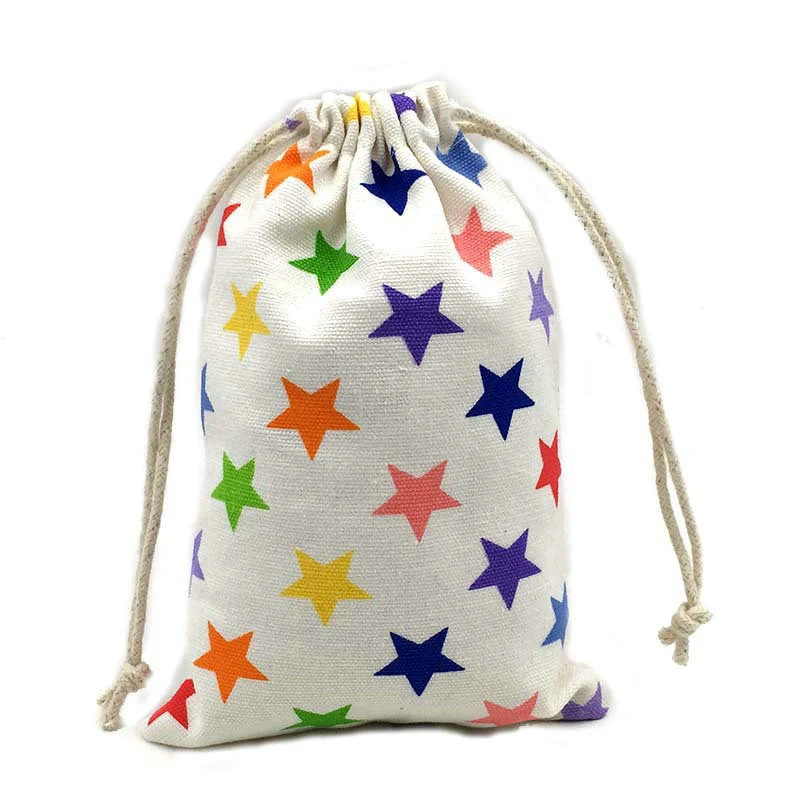 Merchandise china cheap polyester promotional draw string rainbow bag and sandals