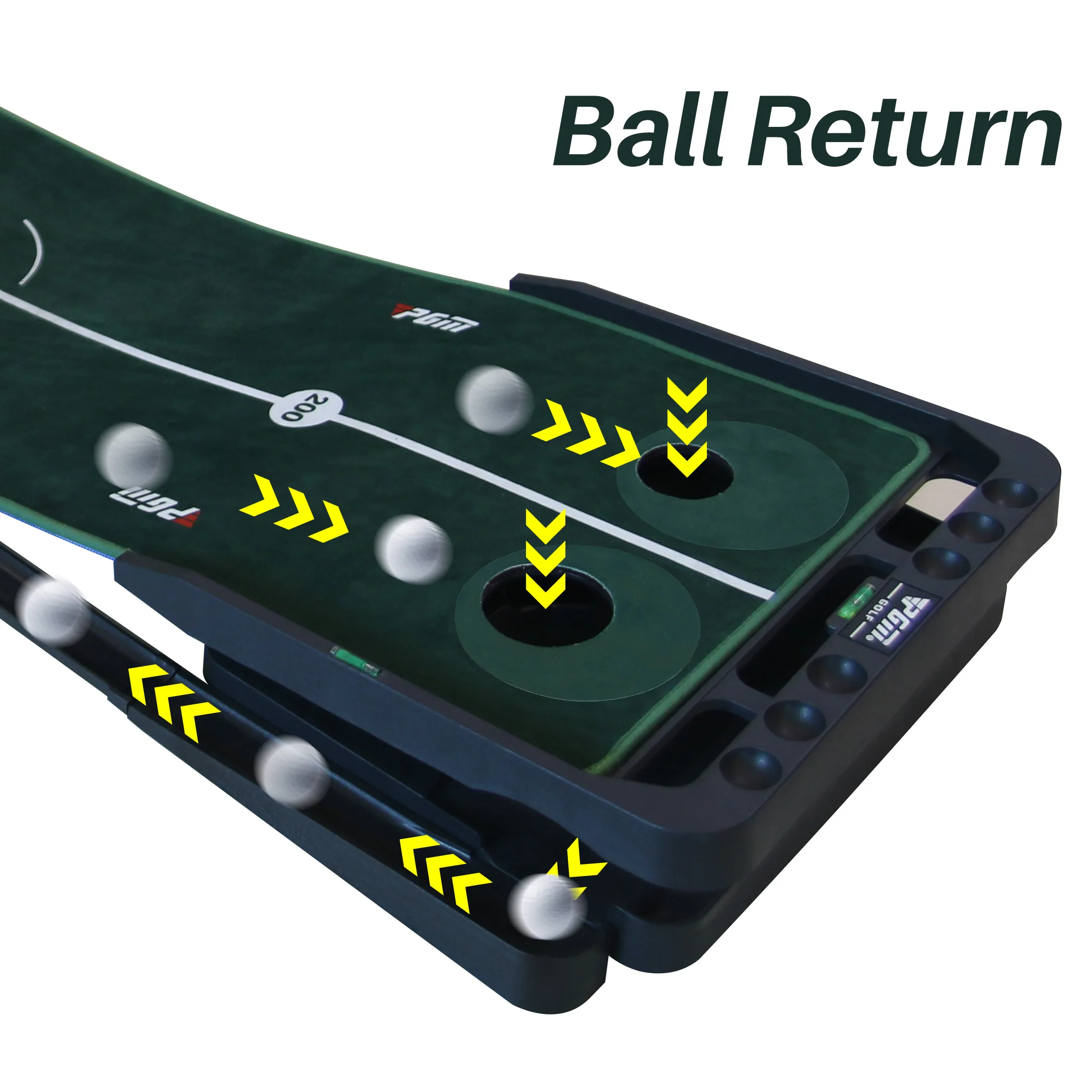 PGM Wholesale Adjustable Hole And Slope Track Nap Golf Putting Mat