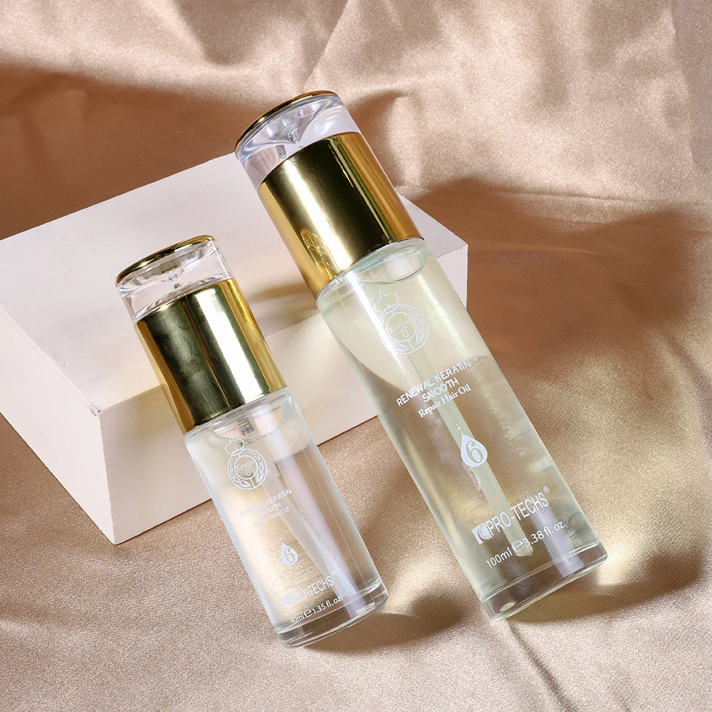 Pro tech Moisturizing Hair Heat Protect Repairing Smoothing Shine Nourishing 0+ Hair Oil Serum