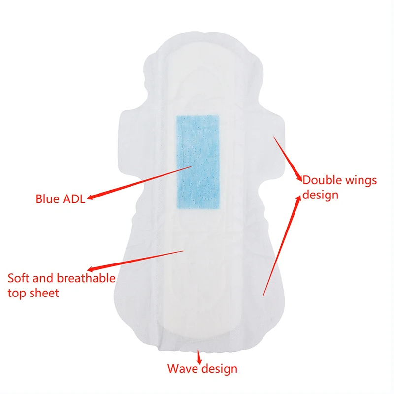 Lady Kitty Sun Care OEM The Latest Hot Selling Herbal Eco Friendly Wholesale Organic Cotton Lady Cheap Sanitary Napkin