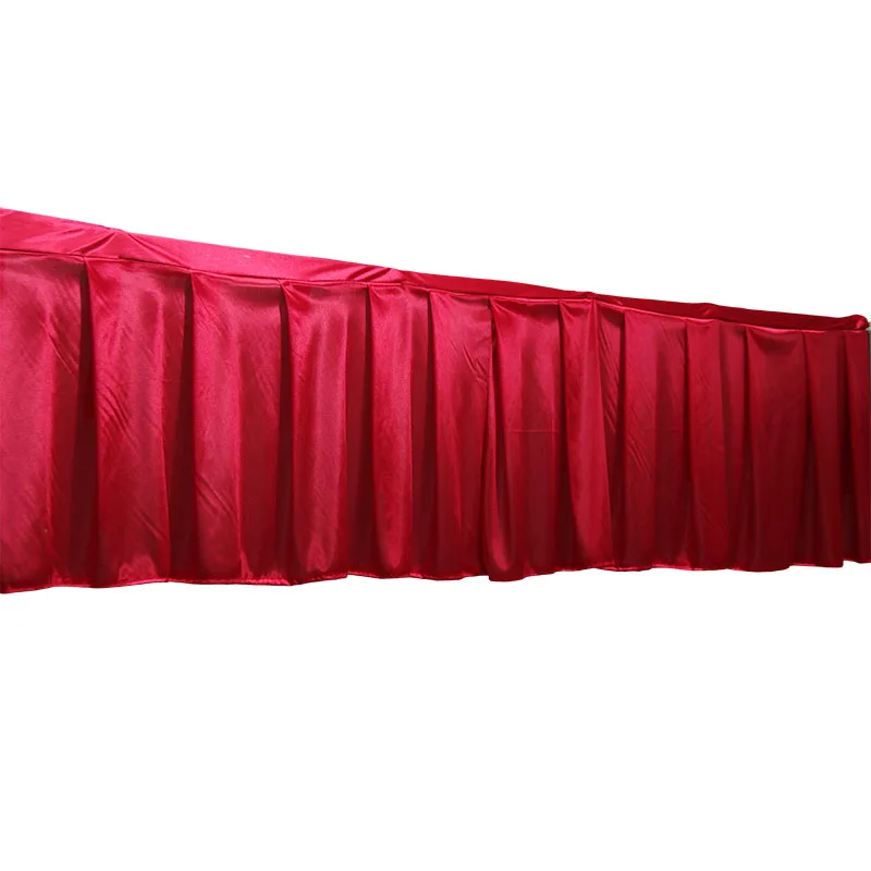  Wedding props ceiling voile cloud roof hotel stage top decorationTTable apron Chinese wedding red